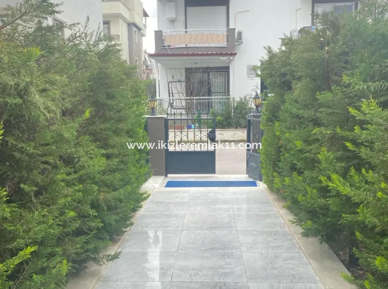 2 1 80M2 Detached Entrance Garden Apartment For Sale In Ürkmez Center