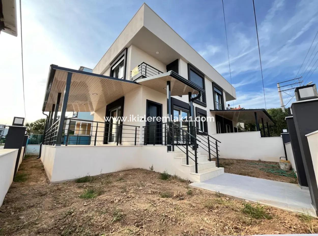 Corner Villa With New Large Garden For Sale Near The Sea In Doğanbey