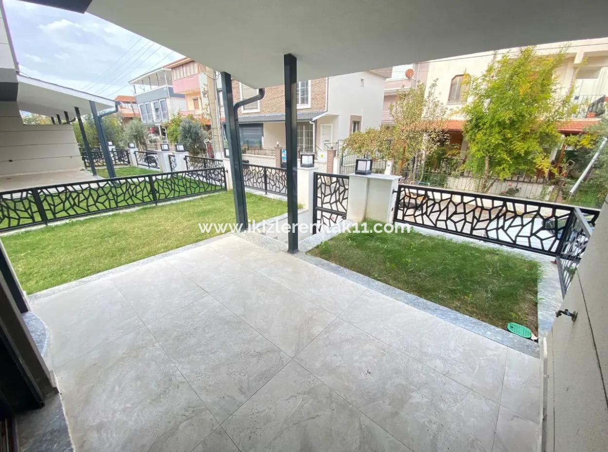 2 1 New Garden Duplex Summer House For Sale In Doğanbey, Seferihisar