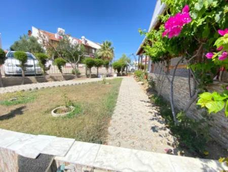 3 1 Villa For Sale With Large Garden With Full Sea View On The Sea Side In Doğanbey