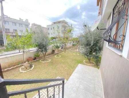 2 1 80M2 Detached Entrance Garden Apartment For Sale In Ürkmez Center