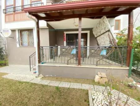 2 1 80M2 Detached Entrance Garden Apartment For Sale In Ürkmez Center