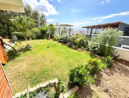 3 2 Villas For Sale In Ürkmez With Full Sea, City View Garden