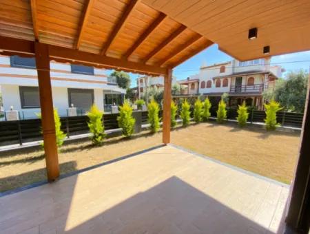 3 1 Villa With New Large Garden For Sale In Seferihisar Doganbey