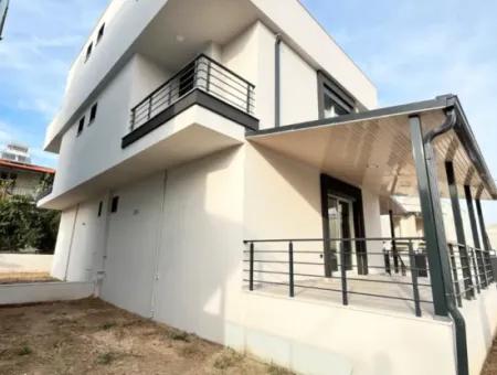 Corner Villa With New Large Garden For Sale Near The Sea In Doğanbey