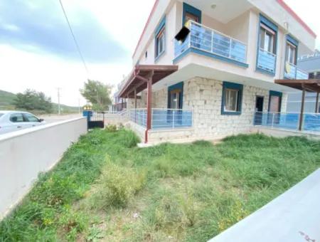 2 1 Villa With New Garden For Sale At An Affordable Price In Payamlı, Doganbey